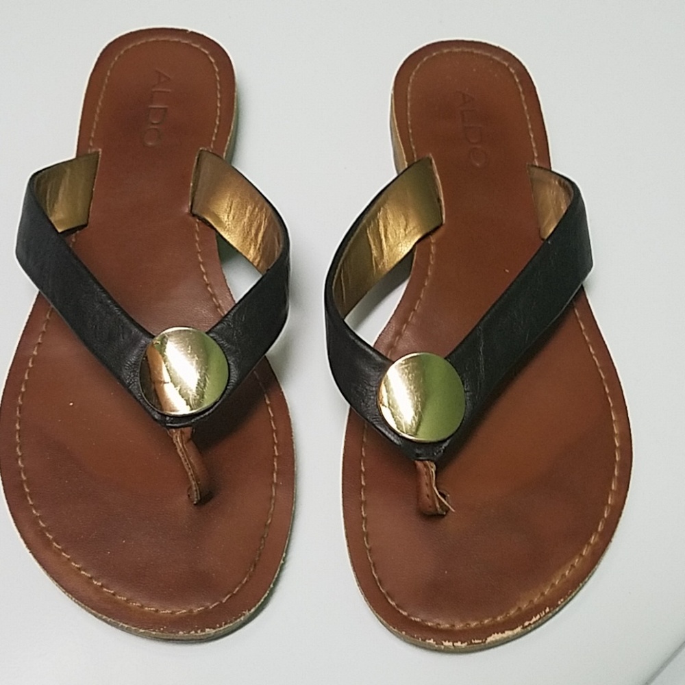 Aldo Black Sandals